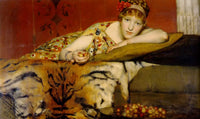 Cherries by Sir Lawrence Alma-Tadema — hand-painted portrait oil painting reproduction on canvas