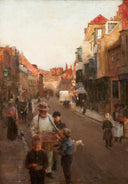 Cherry Ripe by Walter Osborne — hand-painted landscape oil painting reproduction on canvas