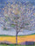 Cherry Tree in Bloom in modern living room