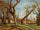 Chestnut Trees at Louveciennes in dining room