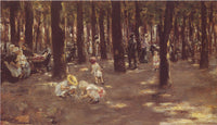 Children's playground in Tiergarten park in Berlin