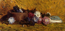 China Asters, Hat and Book by Paul Gauguin, flower oil painting wall art, Impressionism