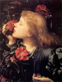 Choosing by George Frederick Watts — flower oil painting wall art, Romanticism