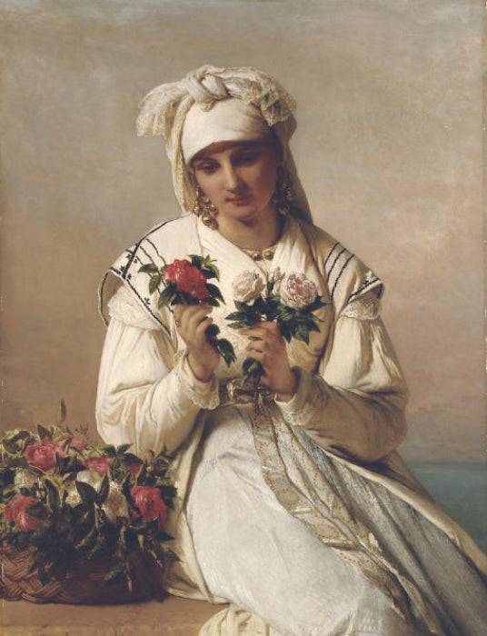 Choosing the Rose - Jean-François Portaels