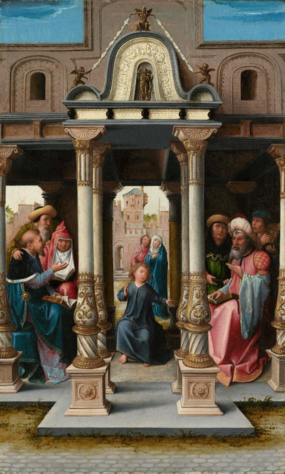 Christ Among the Doctors in kitchen