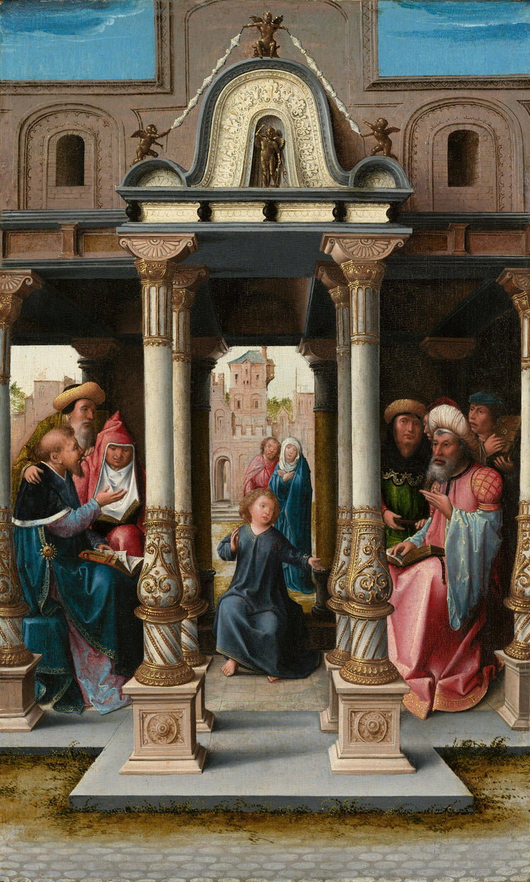 Christ Among the Doctors - Bernard Van Orley