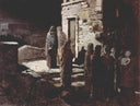 Christ and his disciples entered the Garden of Gethsemane by Nikolai Ge — religion oil painting wall art, Realism