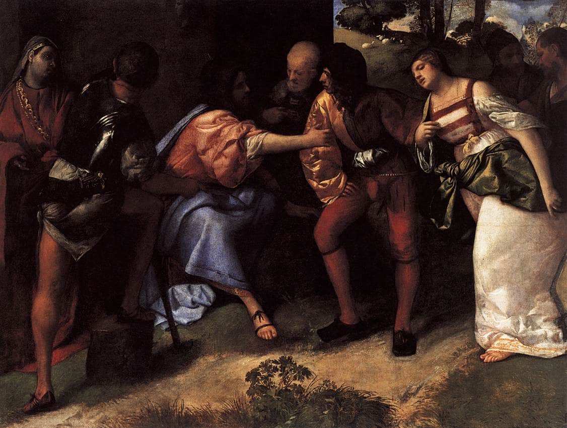 Christ and the Adulteress - Titian