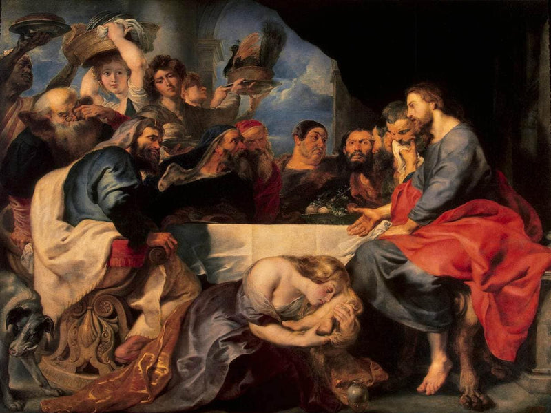 Christ at Simon the Pharisee on gallery wrap