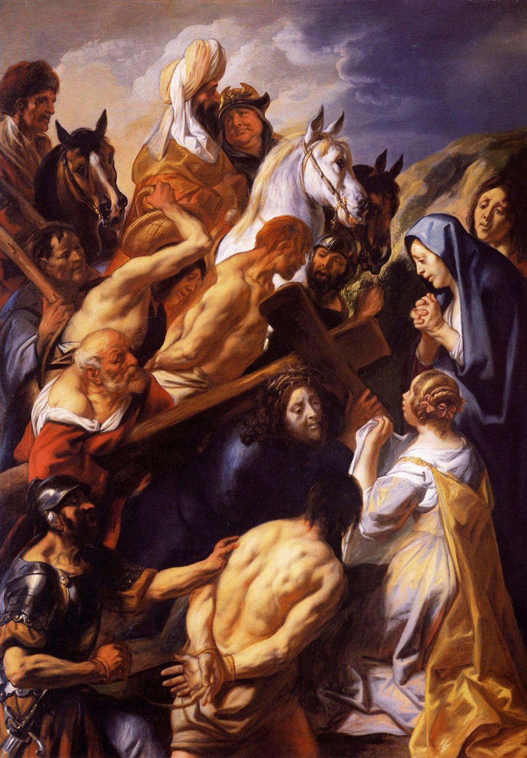 Christ Carrying the Cross by Jacob Jordaens — hand-painted cultural oil painting reproduction on canvas