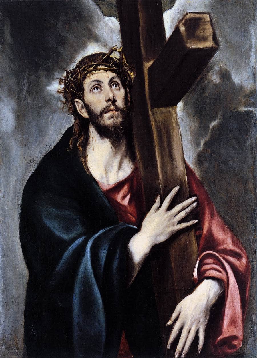 Christ carrying the cross - El Greco