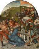 Christ Carrying the Cross by Lucas Cranach the Elder — religion oil painting wall art, Northern Renaissance