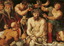 Christ crowned with thorns by Maerten van Heemskerck — hand-painted cultural oil painting reproduction on canvas