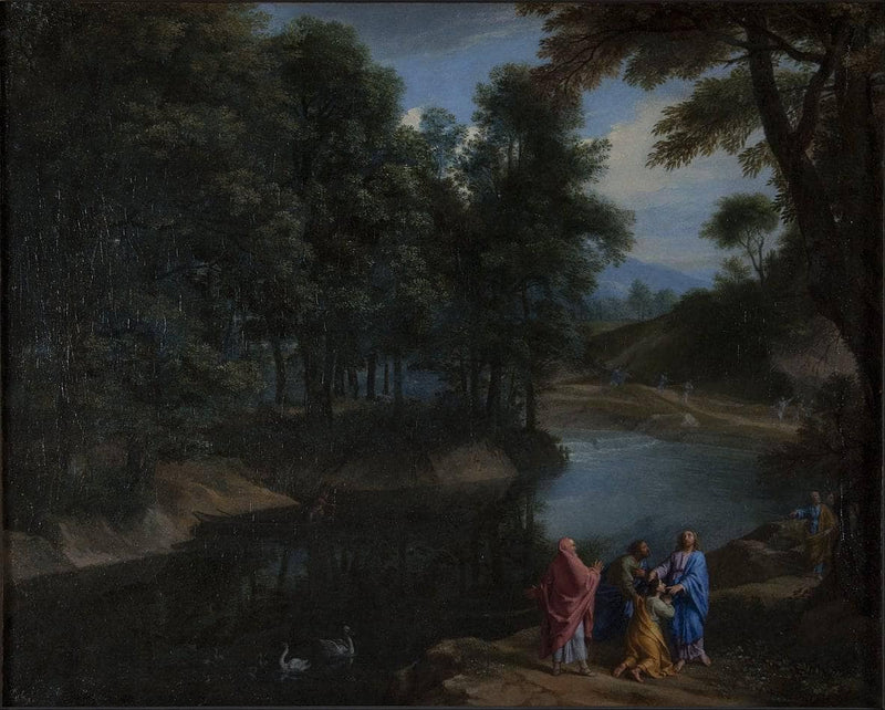 Christ Healing the Deaf-Mute on gallery wrap