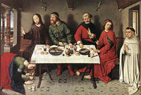 Christ in the House of Simon by Dirk Bouts — hand-painted portrait oil painting reproduction on canvas