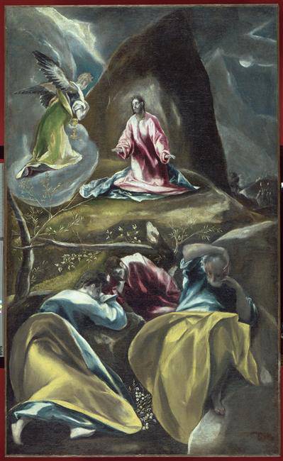 Christ in the Olive Garden - El Greco