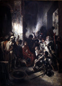 Christ in the Praetorium by Alexandre-Gabriel Decamps — hand-painted cultural oil painting reproduction on canvas