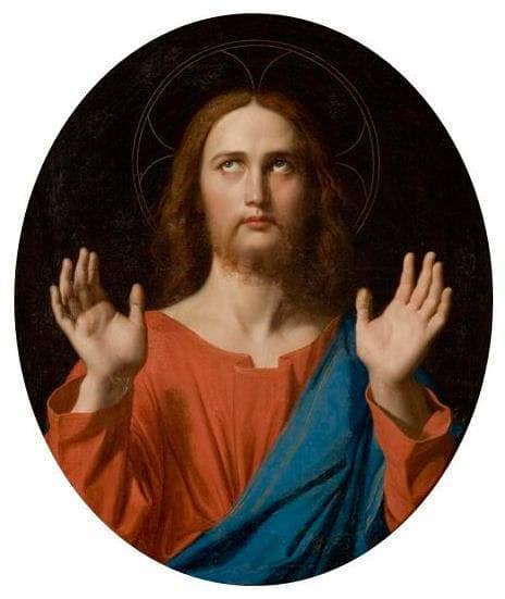 Christ by Jean Auguste Dominique Ingres — hand-painted cultural oil painting reproduction on canvas