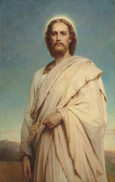 Christ of the Cornfield "and He Said Unto Them, the Sabbath was Made for Man,and Not Man for the Sabbath." Mark, Ii, 27. by Thomas Francis Dicksee — male oil painting wall art, Academicism