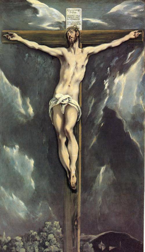 Christ on a cross - El Greco