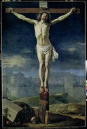 Christ on the Cross by Philippe de Champaigne — hand-painted cultural oil painting reproduction on canvas