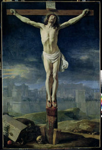Christ on the Cross by Philippe de Champaigne — hand-painted cultural oil painting reproduction on canvas