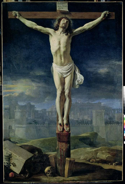 Christ on the Cross by Philippe de Champaigne — oil painting reproduction