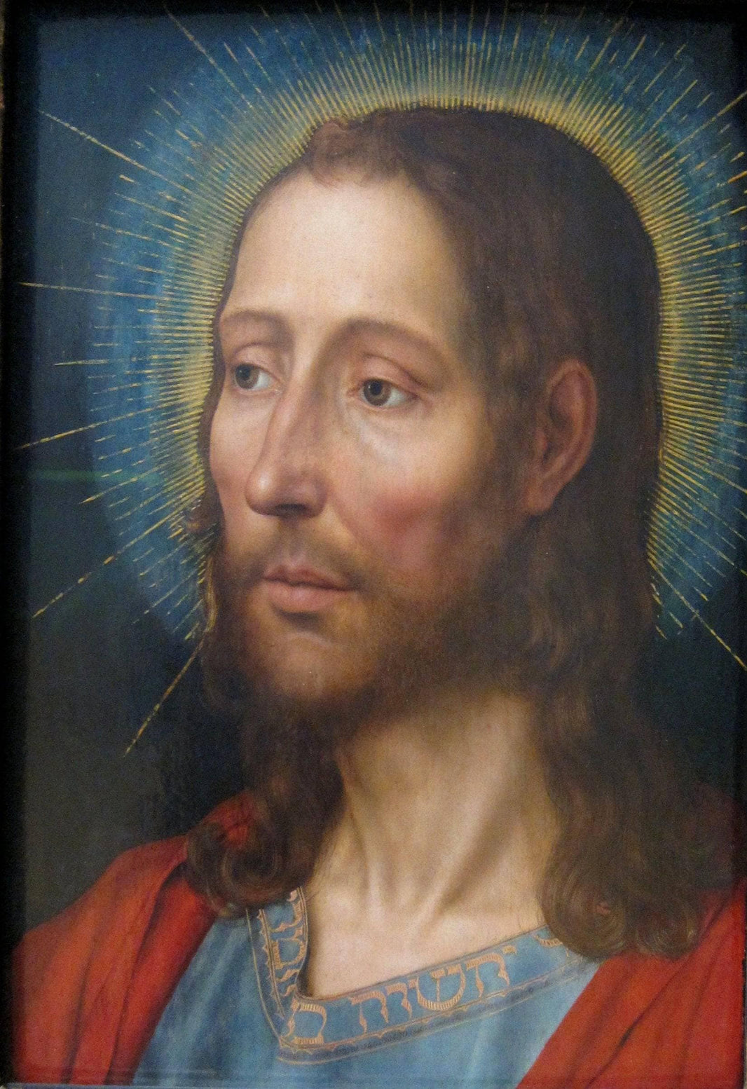 Christ by Quentin Matsys — hand-painted portrait oil painting reproduction on canvas