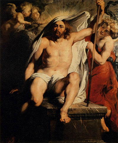 Christ Resurrected in entryway