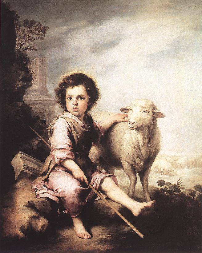 Christ the Good Shepherd - Bartolome Esteban Murillo