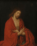 Christ With Crown Of Thorns by Lucas van Leyden — male oil painting wall art, Northern Renaissance