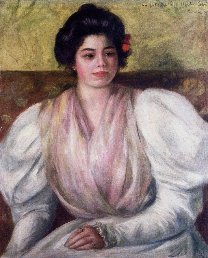 Christine Lerolle by Pierre-Auguste Renoir — hand-painted portrait oil painting reproduction on canvas