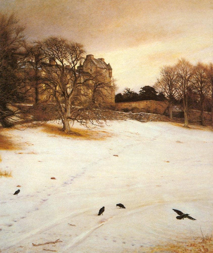 Christmas-Eve by John Everett Millais — hand-painted architectural oil painting reproduction on canvas