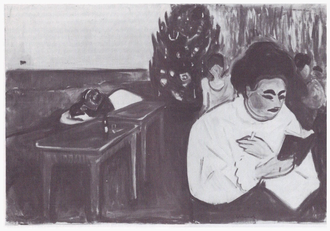 Christmas in the Brothel by Edvard Munch — hand-painted portrait oil painting reproduction on canvas