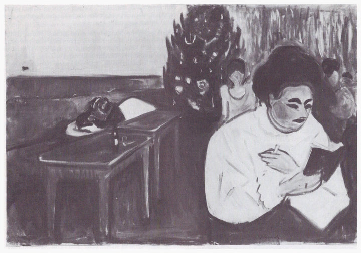 Christmas in the Brothel by Edvard Munch — hand-painted portrait oil painting reproduction on canvas