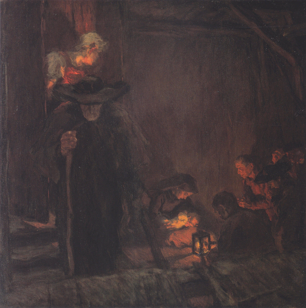 Christnacht by Albin Egger-Lienz — hand-painted portrait oil painting reproduction on canvas