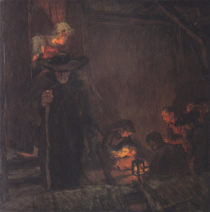 Christnacht by Albin Egger-Lienz — hand-painted portrait oil painting reproduction on canvas