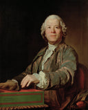 Christoph Willibald Gluck by Joseph Duplessis — male oil painting wall art, Neoclassicism
