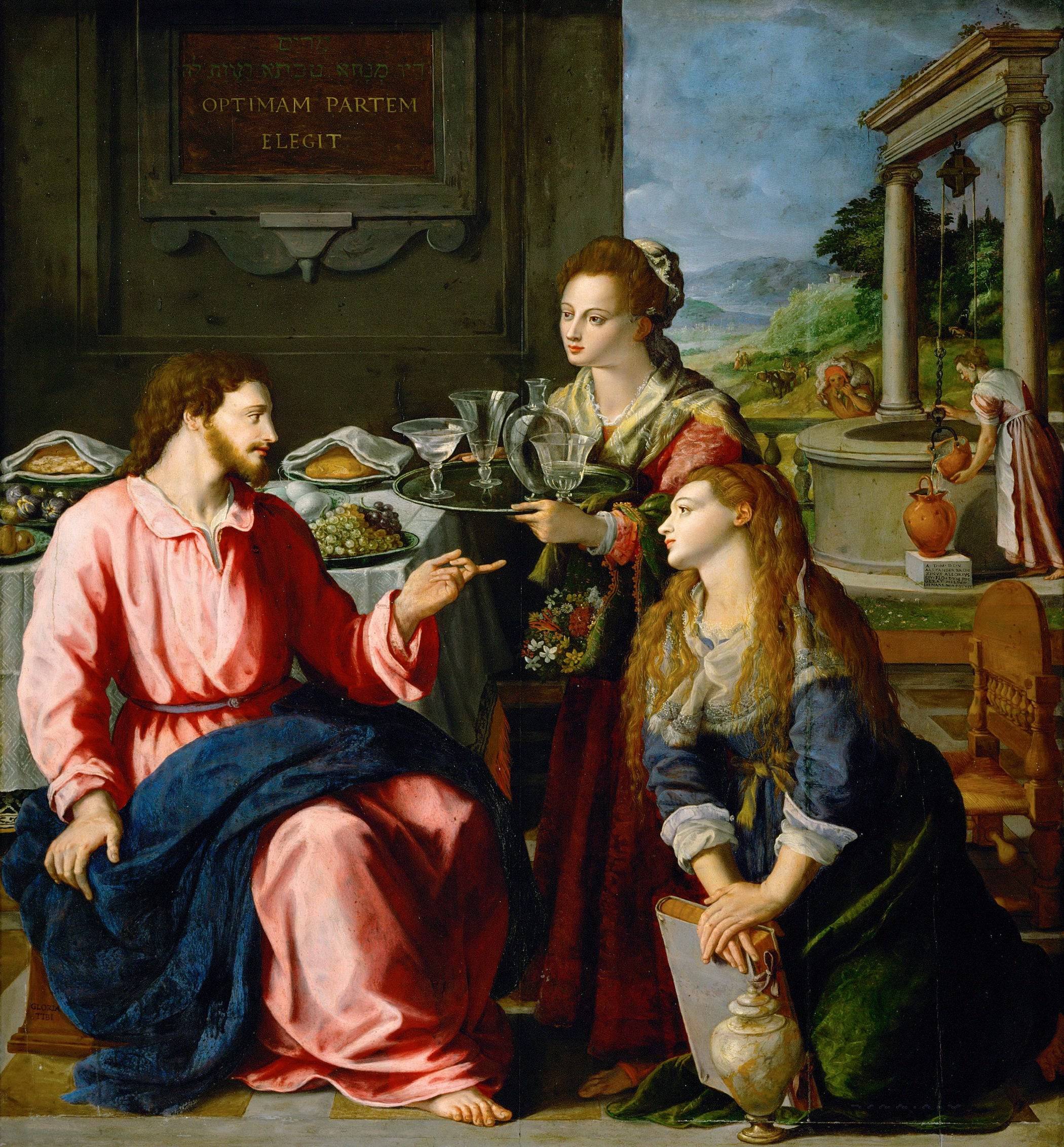 Christus Bei Martha Und Maria - Alessandro Allori