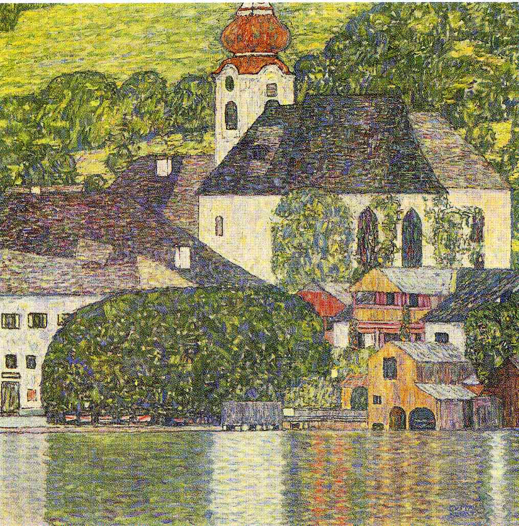 Church in Unterach on the Attersee - Gustav Klimt