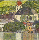 Church in Unterach on the Attersee by Gustav Klimt — hand-painted architectural oil painting reproduction on canvas