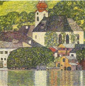 Church in Unterach on the Attersee - Gustav Klimt