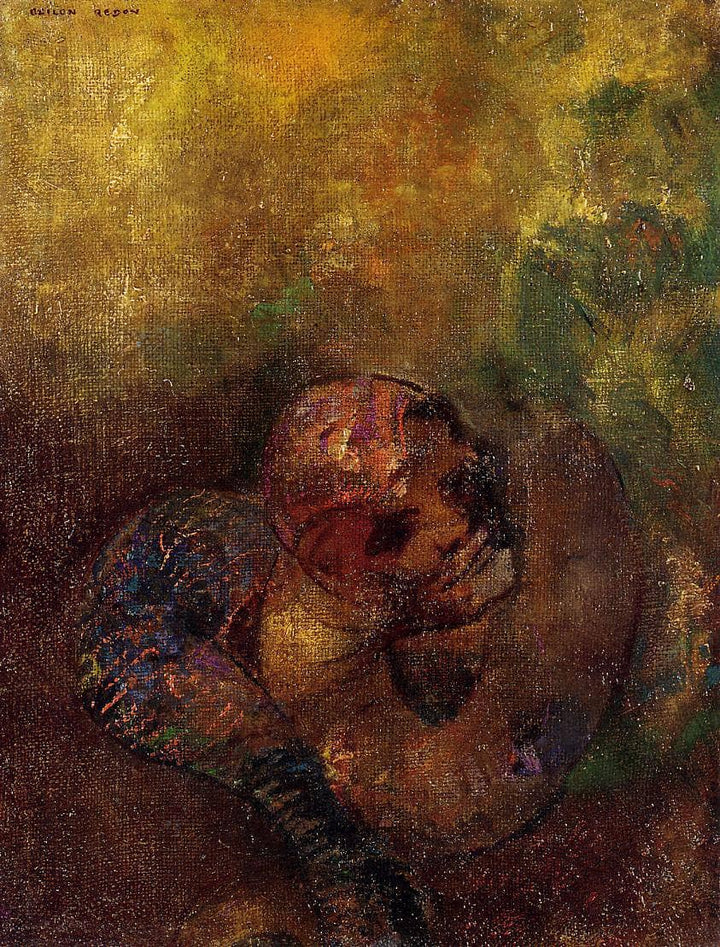 Chrysalis by Odilon Redon — hand-painted abstract oil painting reproduction on canvas