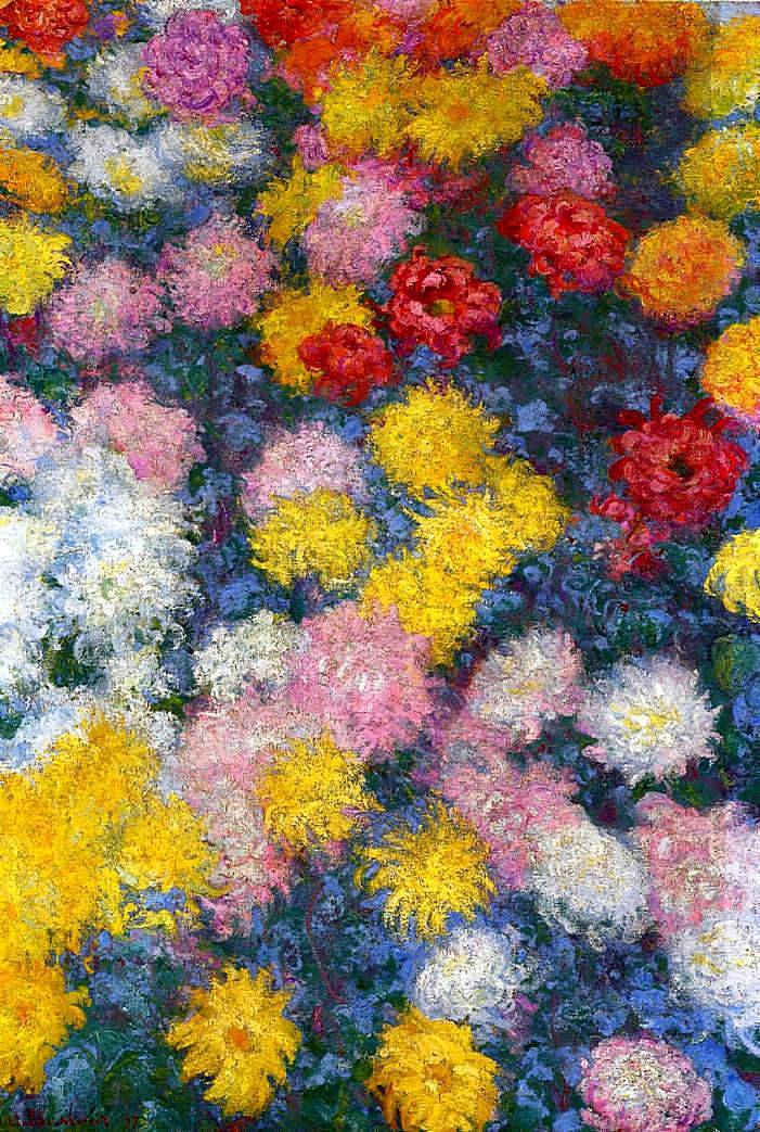 Chrysanthemums - Claude Monet