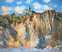 Church at Varengeville, Morning by Claude Monet — hand-painted landscape oil painting reproduction on canvas