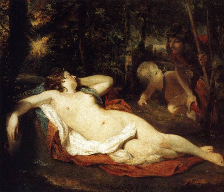 Cimon and Iphigenia by Joshua Reynolds — hand-painted cultural oil painting reproduction on canvas