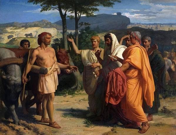 Cincinnatus Receiving The Ambassadors From Rome