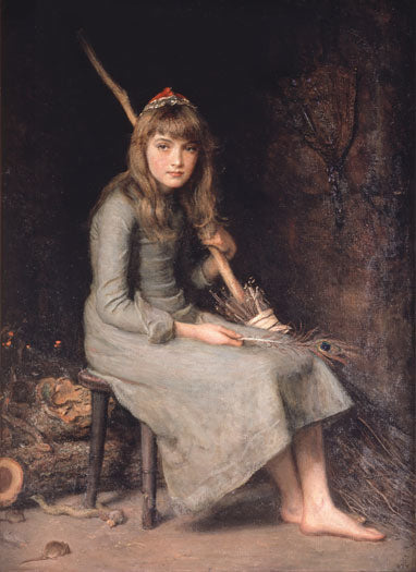 Cinderella by John Everett Millais, hand-painted portrait oil painting reproduction on canvas