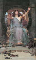 Circe Offering the Cup to Ulysses by John William Waterhouse — female oil painting wall art, Romanticism