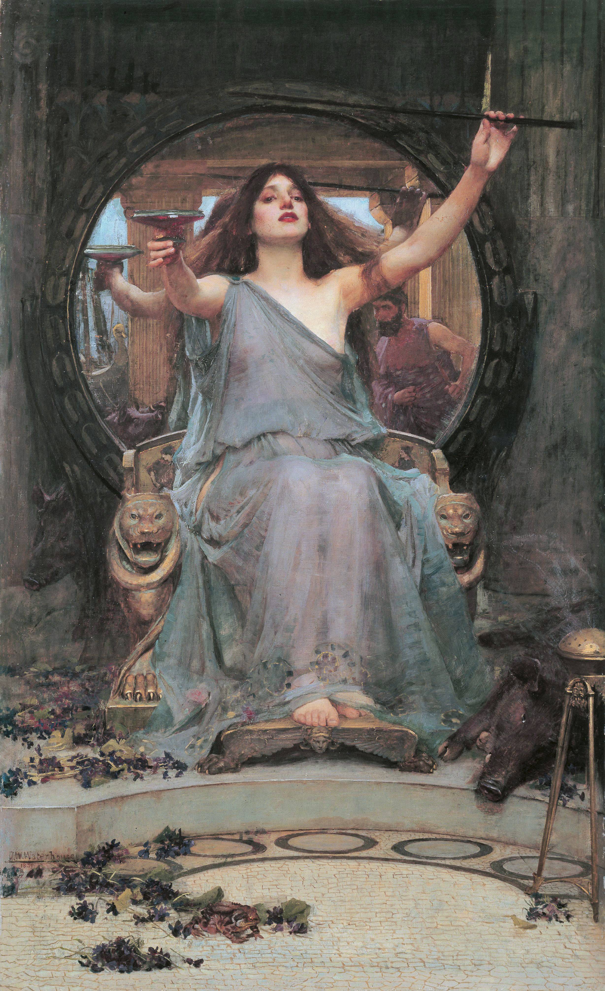 Circe Offering the Cup to Ulysses - John William Waterhouse